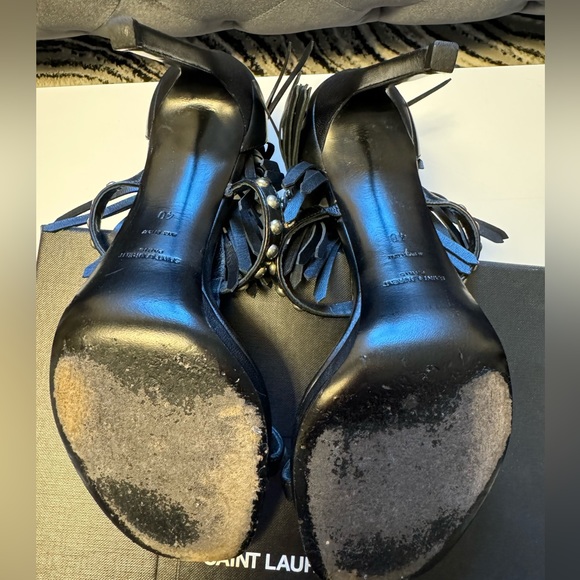 YSL NU PIED FRINGE HERLS SIZE 40 - Picture 6 of 7